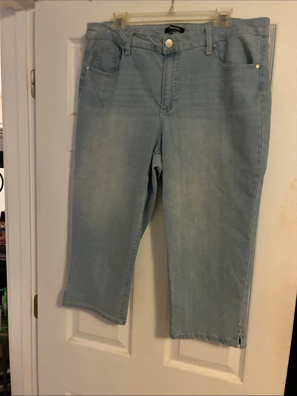 d.jeans Light Blue Denim Jeans capris
